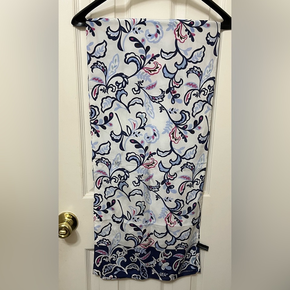CYNTHIA ROWLEY Floral Silk Scarf